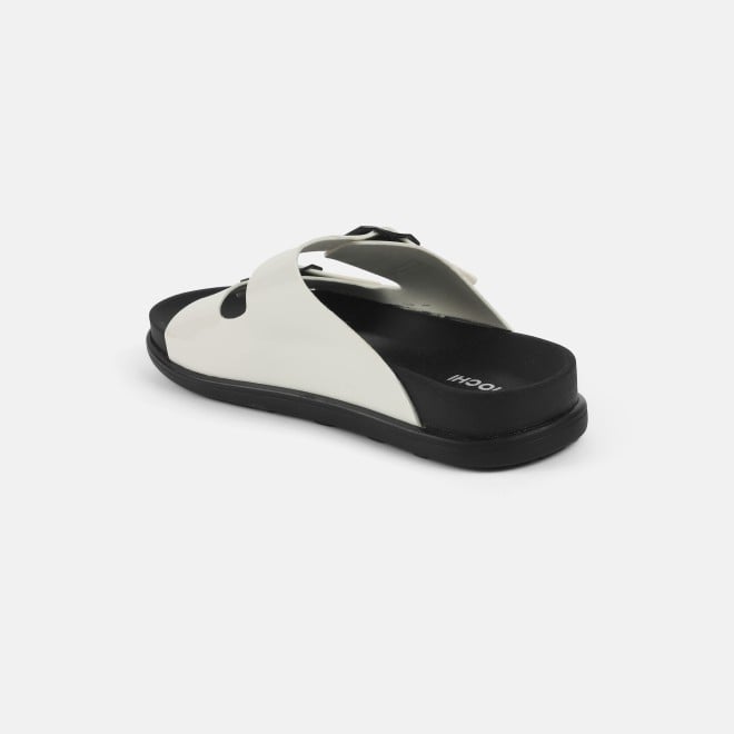 Mochi Women White Casual Slippers (SKU: 41-428-16-36)