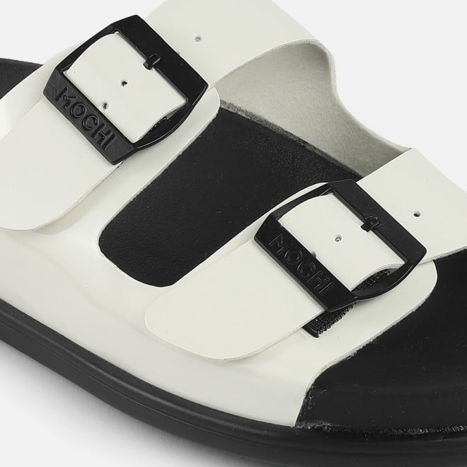 Mochi Women White Casual Slippers (SKU: 41-428-16-36)