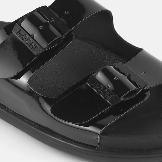 Mochi Women Black-pat Casual Slippers (SKU: 41-428-31-37)