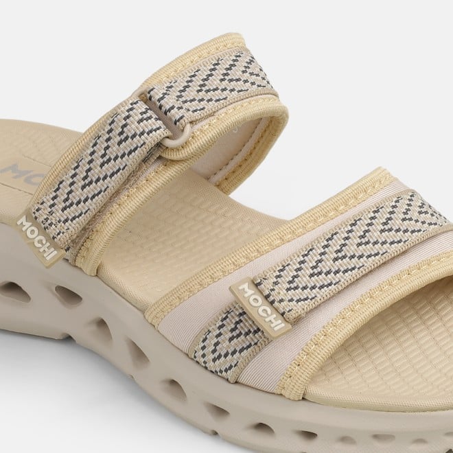 Mochi Women Beige Casual Slip Ons (SKU: 41-431-20-36)