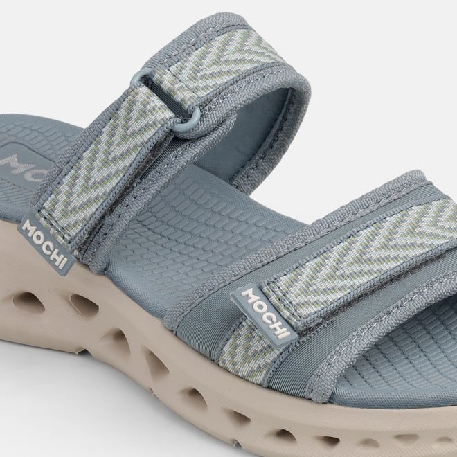 Mochi Women Light-blue Casual Slip Ons (SKU: 41-431-32-36)