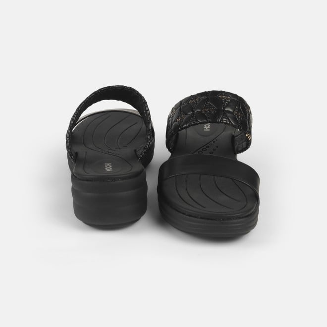 Mochi Women Black Casual Slip Ons (SKU: 41-433-11-36)