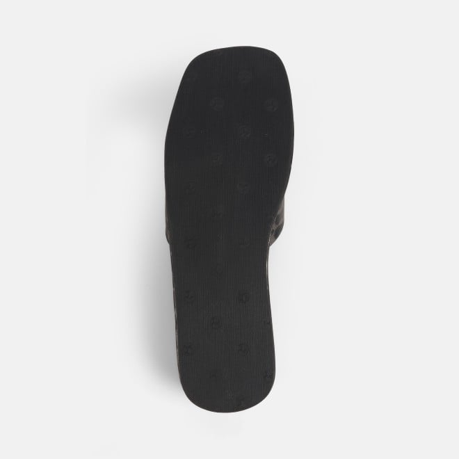 Mochi Women Black Casual Slip Ons (SKU: 41-446-11-36)