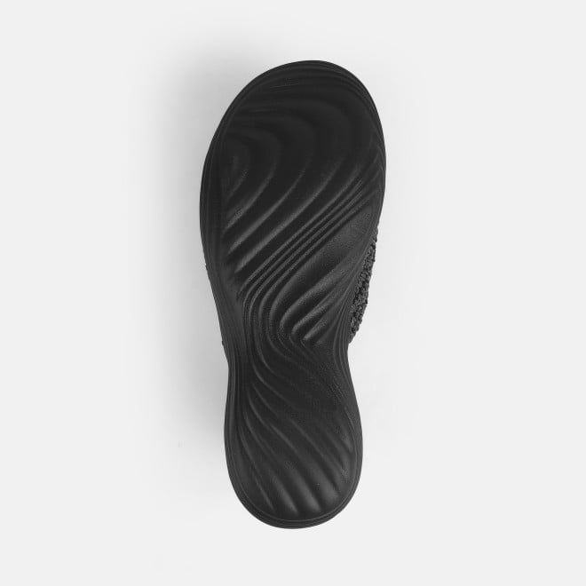 Mochi Women Black Casual Slip Ons (SKU: 41-452-11-36)