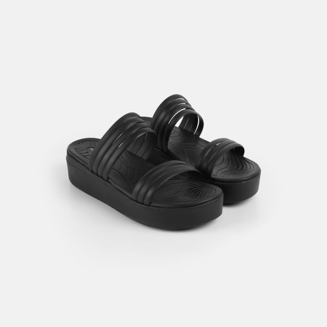 Mochi Women Black Casual Slip Ons (SKU: 41-474-11-36)