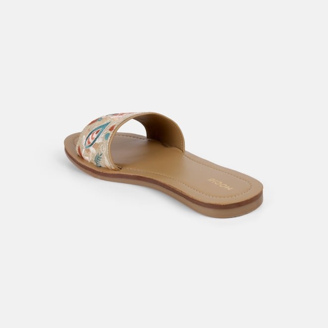 Mochi Women Beige Casual Slip Ons (SKU: 41-478-20-36)