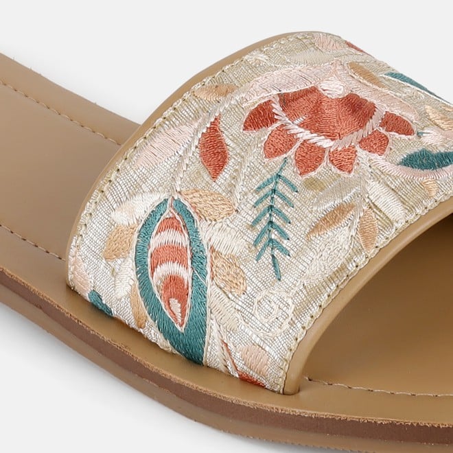 Mochi Women Beige Casual Slip Ons (SKU: 41-478-20-36)