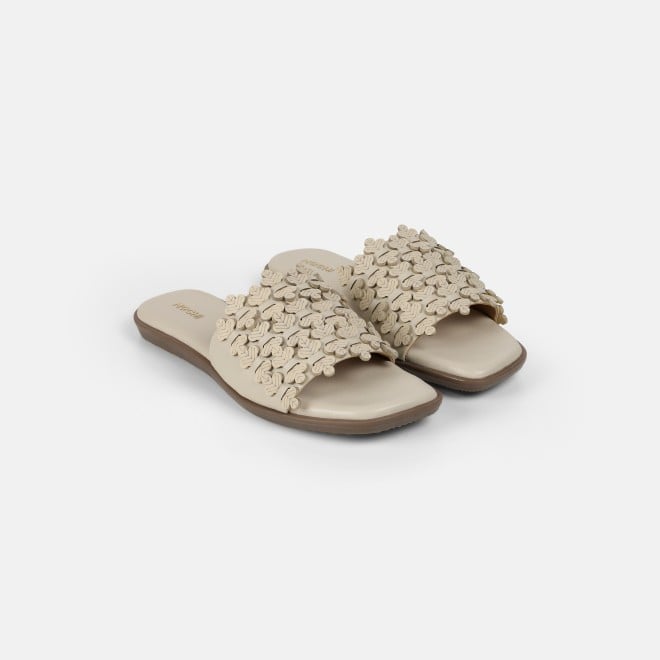 Mochi Women Beige Casual Slip Ons (SKU: 41-480-20-36)