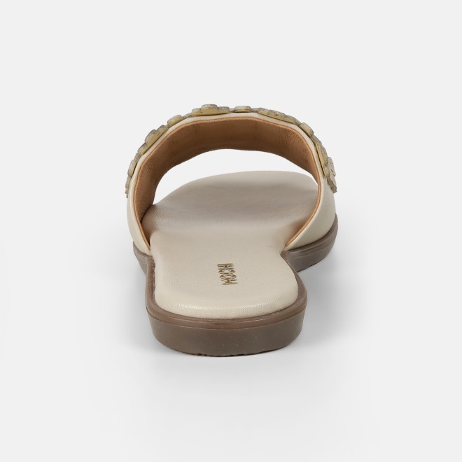 Mochi Women Beige Casual Slip Ons (SKU: 41-480-20-36)