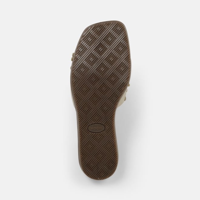 Mochi Women Beige Casual Slip Ons (SKU: 41-480-20-36)