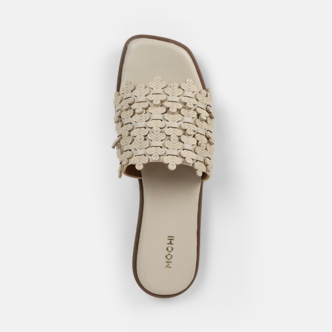 Mochi Women Beige Casual Slip Ons (SKU: 41-480-20-36)