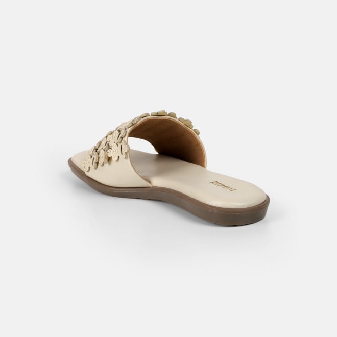 Mochi Women Beige Casual Slip Ons (SKU: 41-480-20-36)