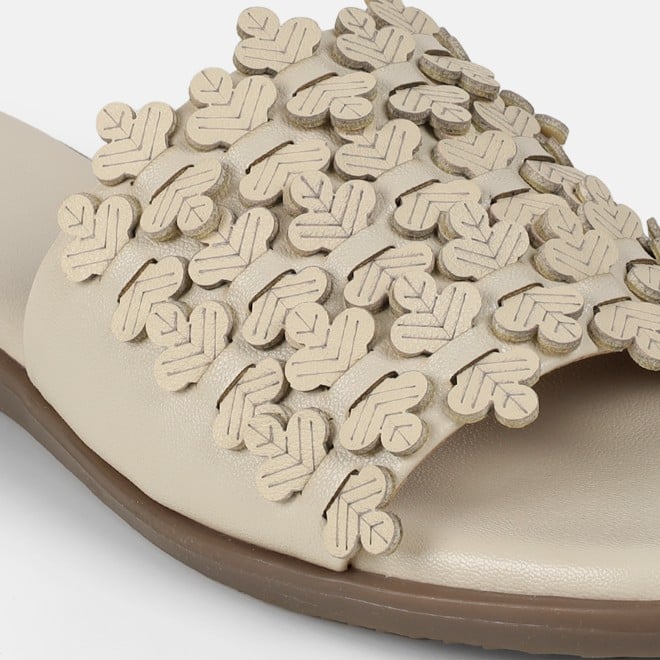 Mochi Women Beige Casual Slip Ons (SKU: 41-480-20-36)