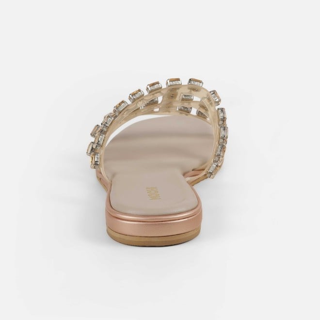 Mochi Women Antic-gold Casual Slip Ons (SKU: 41-481-28-37)