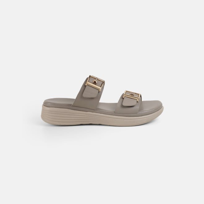 Mochi Women Grey Casual Slip Ons (SKU: 41-482-14-36)
