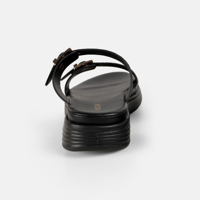 Mochi Women Black Casual Slip Ons (SKU: 41-482-11-36)