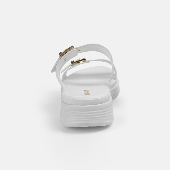 Mochi Women White Casual Slip Ons (SKU: 41-482-16-36)