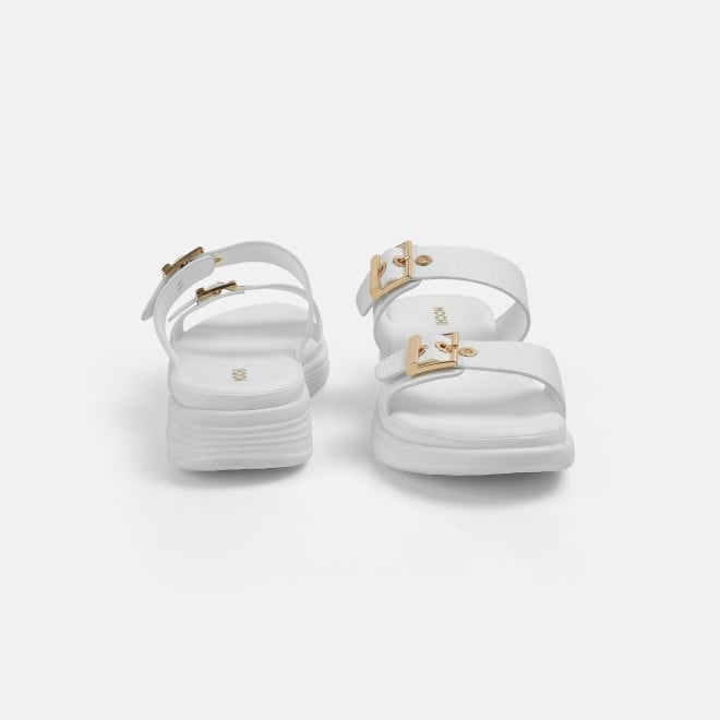 Mochi Women White Casual Slip Ons (SKU: 41-482-16-36)