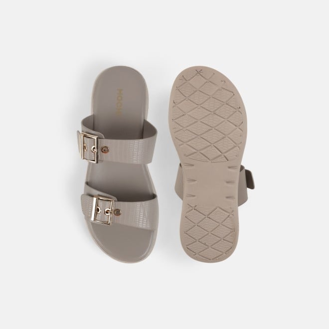 Mochi Women Grey Casual Slip Ons (SKU: 41-482-14-36)