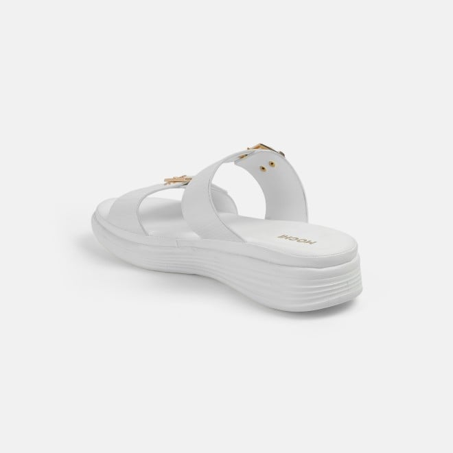 Mochi Women White Casual Slip Ons (SKU: 41-482-16-36)
