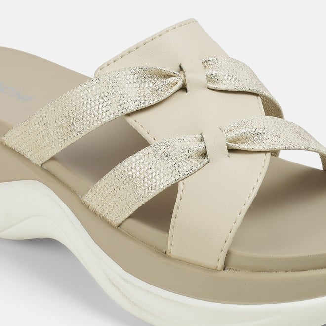 Mochi Women Beige Casual Slip Ons (SKU: 41-483-20-36)