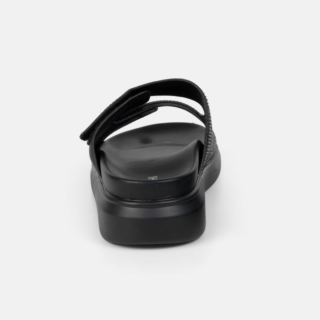 Mochi Women Black Casual Slip Ons (SKU: 41-484-11-36)