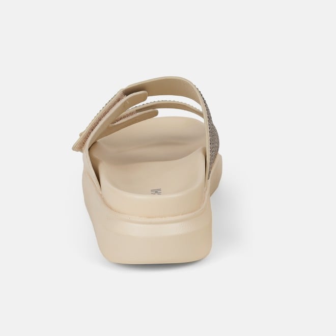 Mochi Women Beige Casual Slip Ons (SKU: 41-484-20-36)