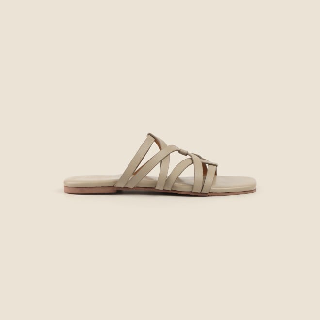 Mochi Women Beige Casual Slip Ons (SKU: 41-489-20-36)