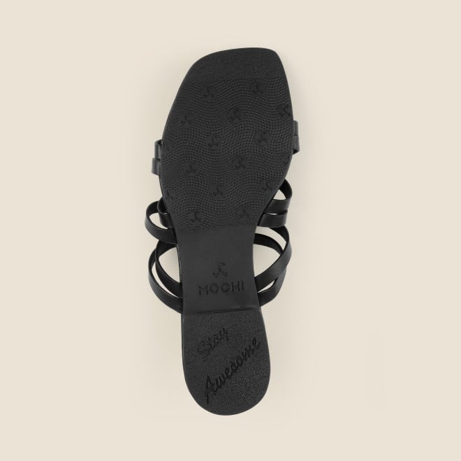 Mochi Women Black Casual Slip Ons (SKU: 41-489-11-36)