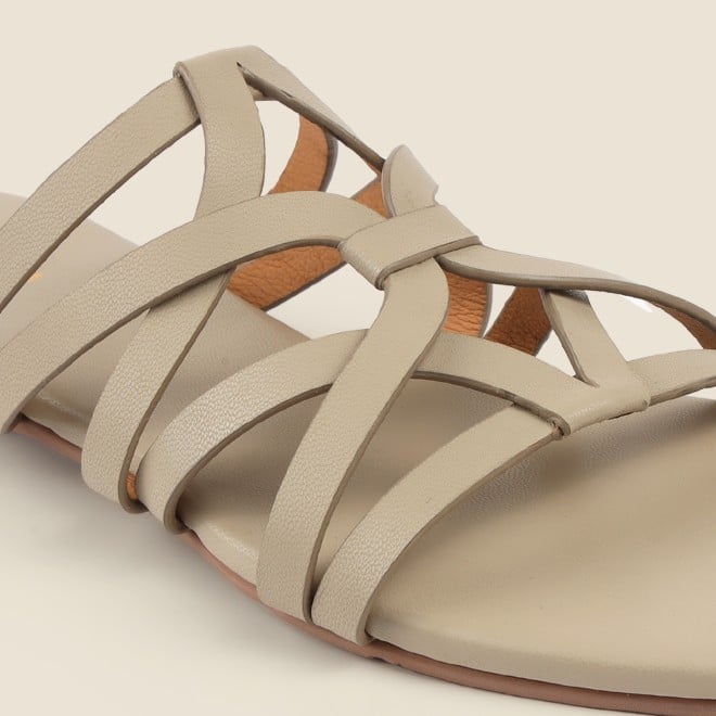 Mochi Women Beige Casual Slip Ons (SKU: 41-489-20-36)