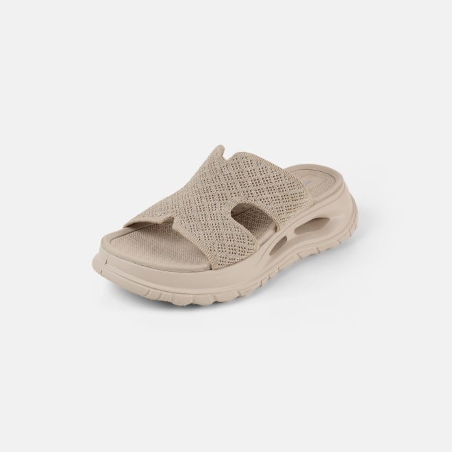 Mochi Women Beige Casual Slip Ons (SKU: 41-490-20-36)