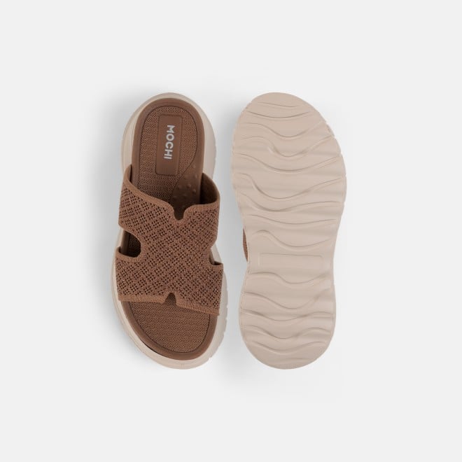 Mochi Women Bronze Casual Slip Ons (SKU: 41-490-46-36)