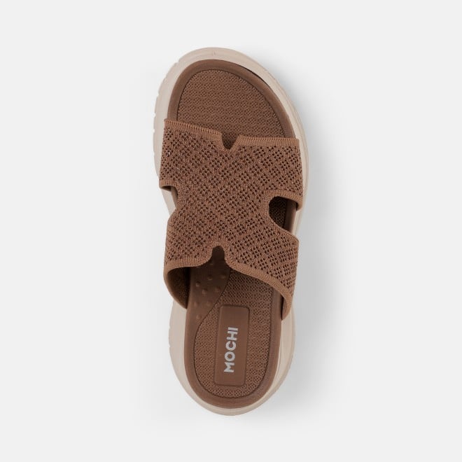 Mochi Women Bronze Casual Slip Ons (SKU: 41-490-46-36)