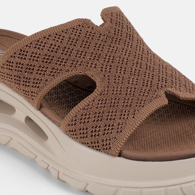 Mochi Women Bronze Casual Slip Ons (SKU: 41-490-46-36)