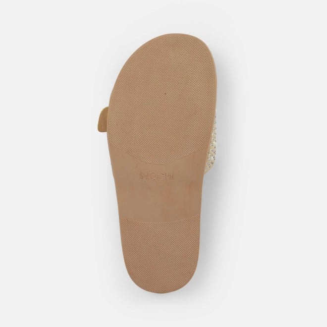 Mochi Women Beige Casual Slip Ons (SKU: 41-505-20-36)