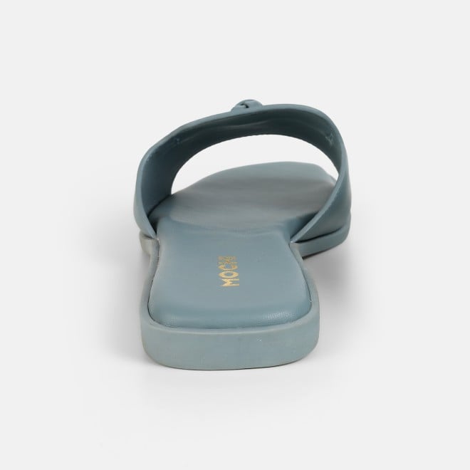 Mochi Women Blue Casual Slip Ons (SKU: 41-522-45-36)