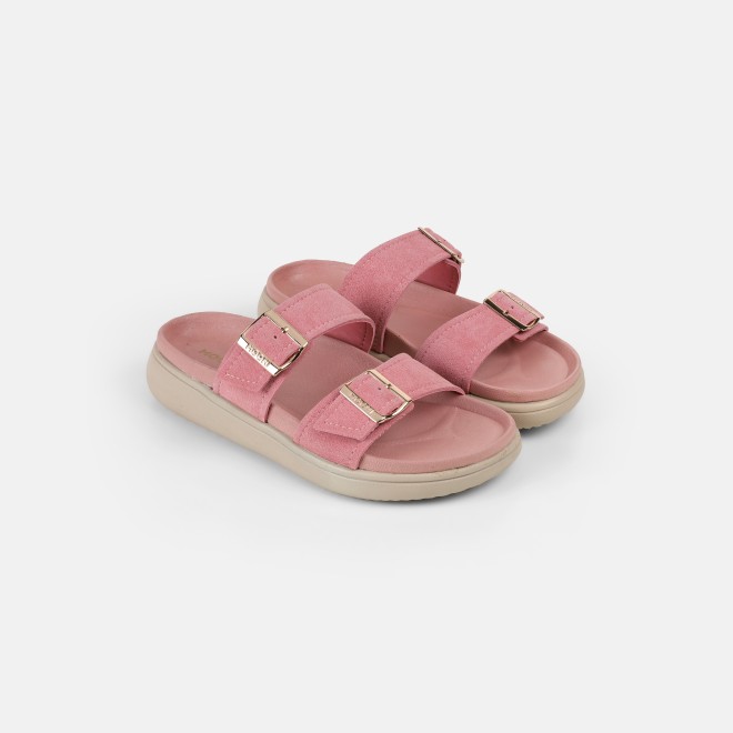 Mochi Women Peach Casual Slides (SKU: 41-529-80-36)