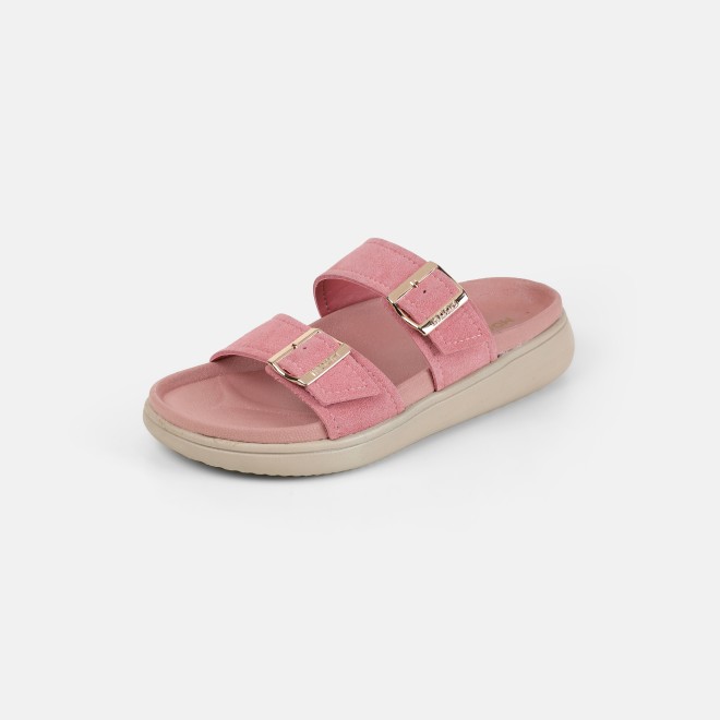 Mochi Women Peach Casual Slides (SKU: 41-529-80-36)