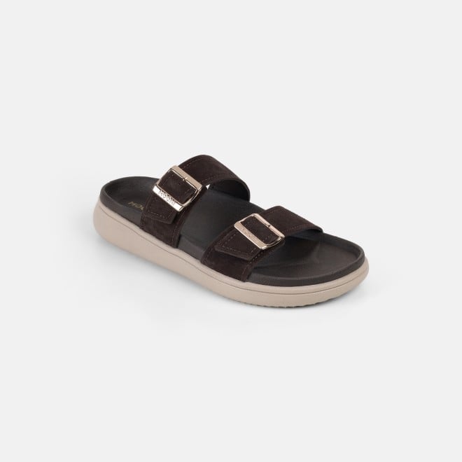 Mochi Women Brown Casual Slippers (SKU: 41-529-12-36)