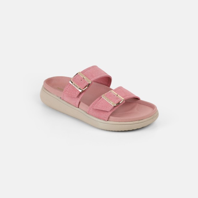 Mochi Women Peach Casual Slides (SKU: 41-529-80-36)