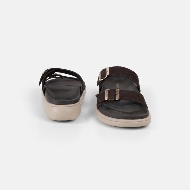 Mochi Women Brown Casual Slippers (SKU: 41-529-12-36)