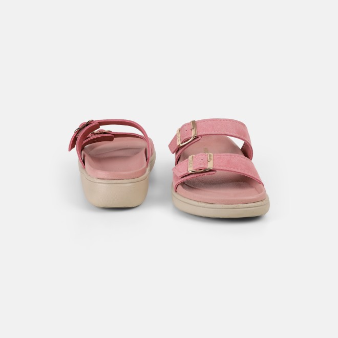 Mochi Women Peach Casual Slides (SKU: 41-529-80-36)
