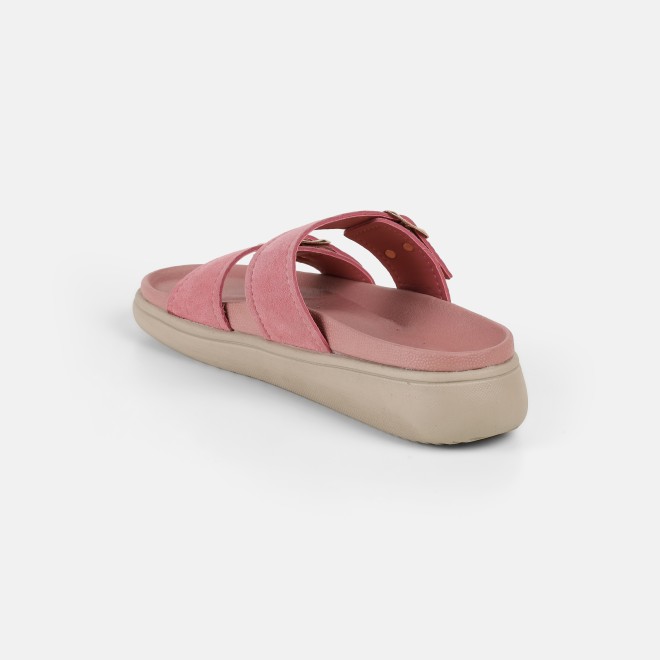 Mochi Women Peach Casual Slides (SKU: 41-529-80-36)