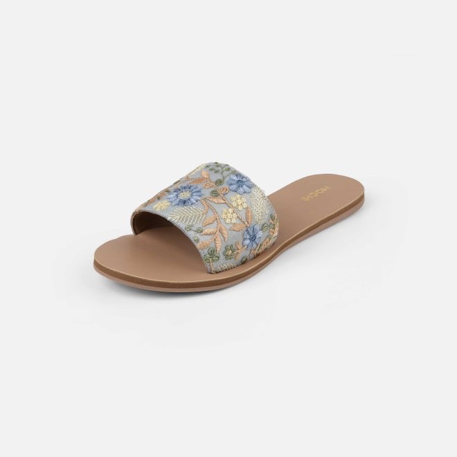 Mochi Women Blue Casual Slippers (SKU: 41-533-45-36)