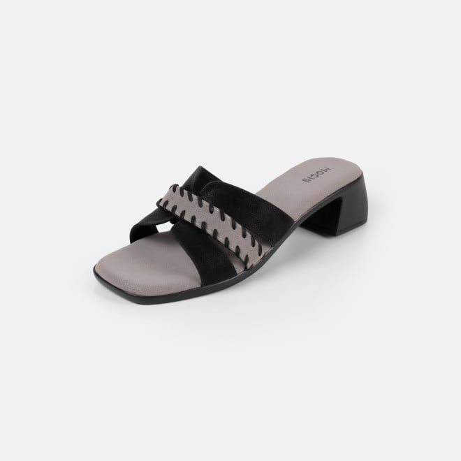 Mochi Women Black Casual Slip Ons (SKU: 41-552-11-36)