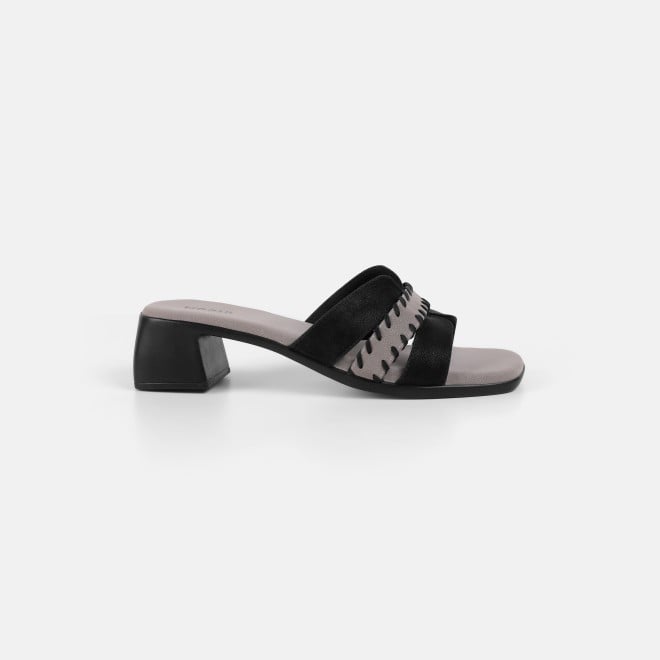 Mochi Women Black Casual Slip Ons (SKU: 41-552-11-36)