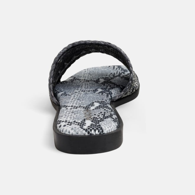 Mochi Women Grey Casual Slippers (SKU: 41-584-14-36)