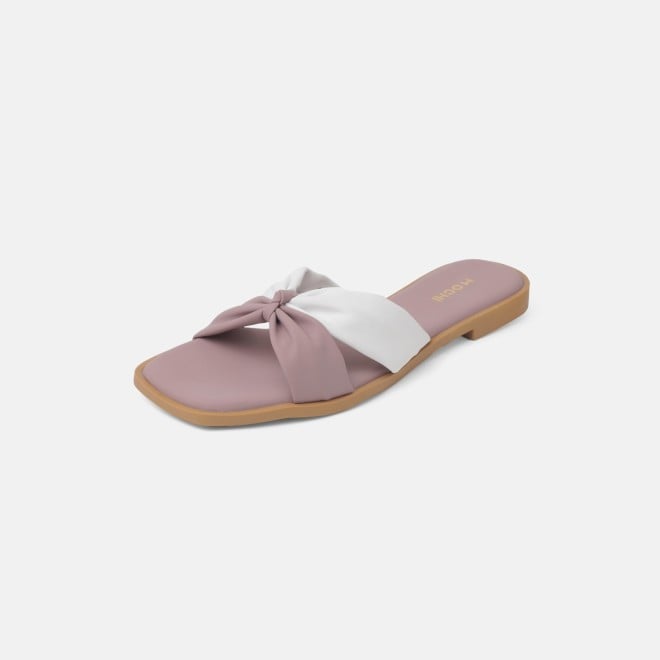 Mochi Women Peach Casual Slippers (SKU: 41-589-80-36)