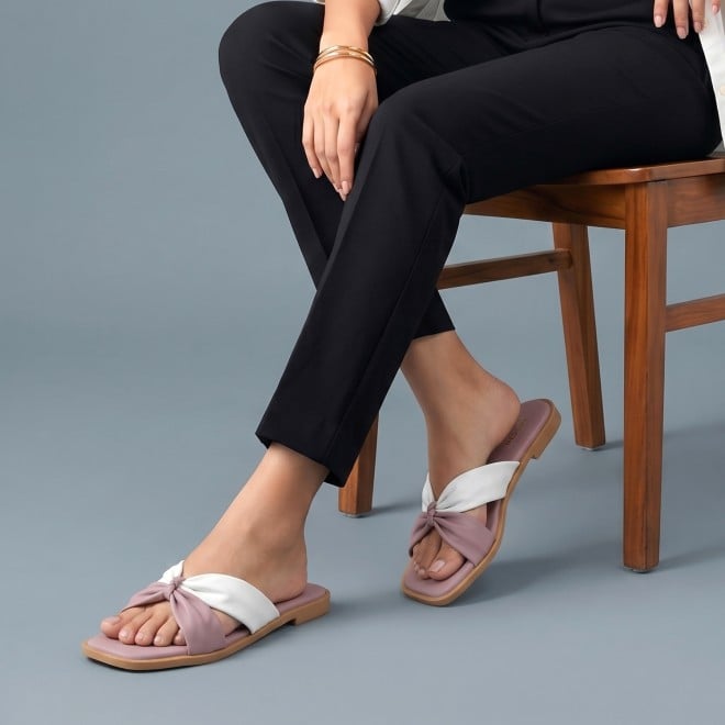 Mochi Women Peach Casual Slippers (SKU: 41-589-80-36)