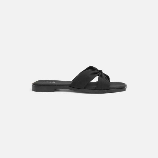 Mochi Women Black Casual Slippers (SKU: 41-589-11-36)